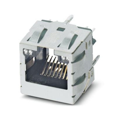 CUC-IND-J1ST-S/R4LS-LED-PG - Connettori modulari RJ45 per circuito stampato