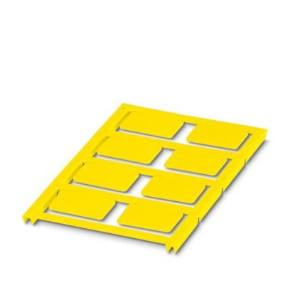 UC-EMLP (27X18) YE CUS - Targhetta in plastica