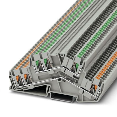 PTTBS 2,5-TWIN/U-OG/O-GN - Morsetto a due livelli