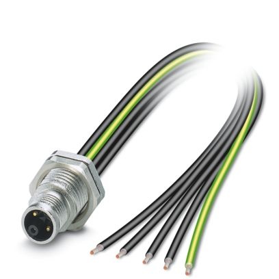 SACC-DSI-M12MSK-4PE-M16XL/0,2X - Connettore a innesto per apparecchiatura parete posteriore