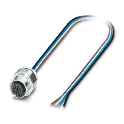 SACC-EC-M12FS-4CON-PG 9/0,5 VA - Connettore a innesto per apparecchiatura a parete frontale