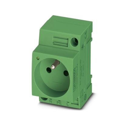 EO-E/UT/SH/LED/GN - Presa di corrente