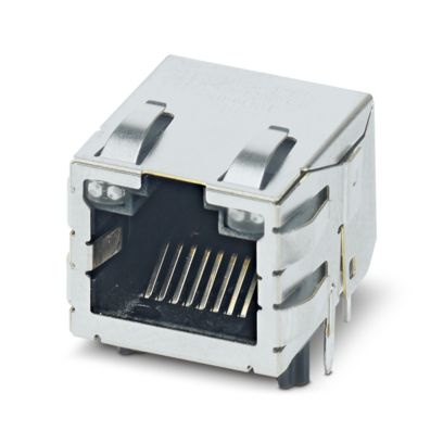 CUC-IND-J1ST-A/R4LS-LED-PG - Connettori modulari RJ45 per circuito stampato