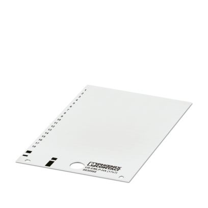 US-EMLP-HA (17X7) - Targhetta in plastica