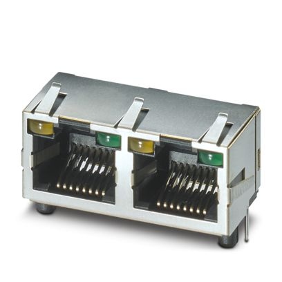 CUC-MP-J1ST-A/2R4LT-LED - Connettori modulari RJ45 per circuito stampato