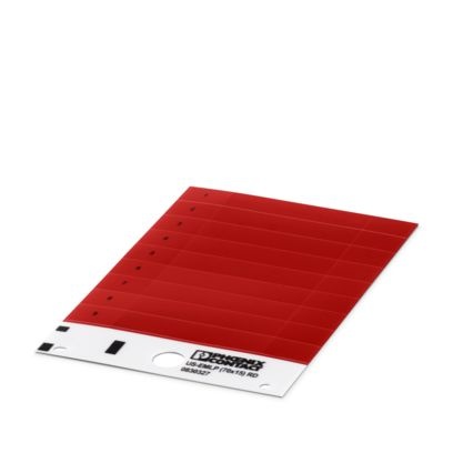 US-EMLP (70X15) RD - Targhetta in plastica