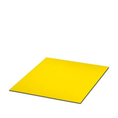GPK/SK 300X280X0,8 YE/BK - Targa di incisione