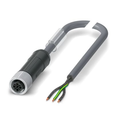 SAC-3P-10,0-PVC/M12FSS PE - Cavo di alimentazione