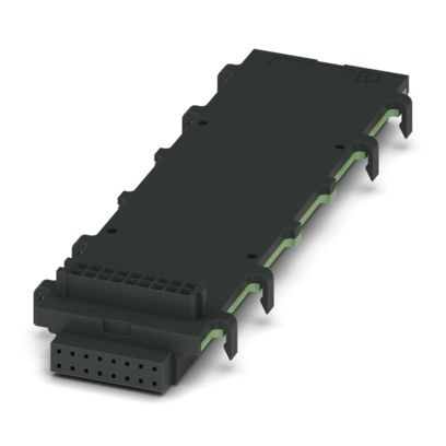 HBUS 107,6-16P-1S BK P1 - Connettore bus per guida di montaggio