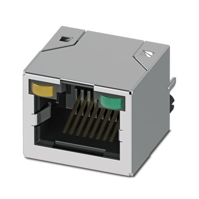 CUC-SP-J1ST-S/R4LT-THR-LED - Connettori per circuito stampato RJ45 modulari