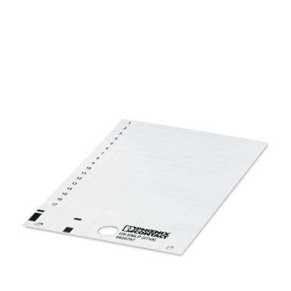 US-EMLP (27X8) - Targhetta in plastica