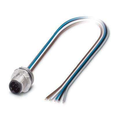 SACC-E-MSB-5CON-M16/0,5 SCO - Connettore a innesto per apparecchiatura a parete frontale
