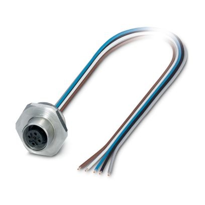 SACC-E-M12FSB-5CON-M20/0,5 - Connettore a innesto per apparecchiatura parete frontale