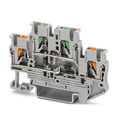 PTTB 2,5-2DIO/O-UL/UR-UL/U-OG/O-GN - Morsetto per componenti