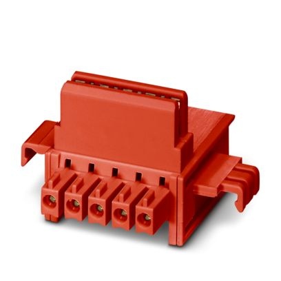 ME 22,5 TBUS 1,5/4P1S RD - Connettore bus per guida di fissaggio