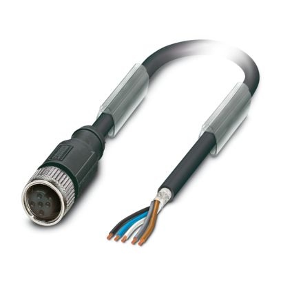SAC-5P-10-PUR/M12FS SH VA BK - Cavo per sensore/attuatore