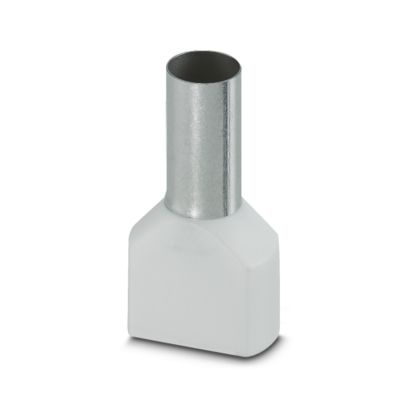 AI-TWIN 2X16 -16 WH - Capicorda tubolare gemello