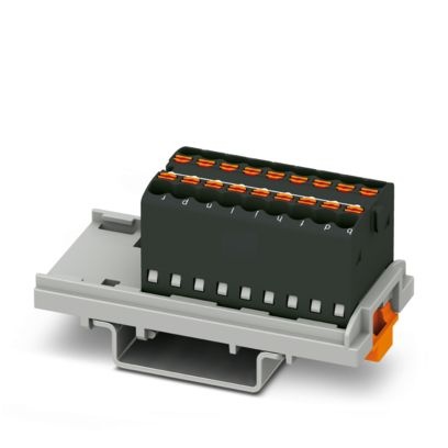 PTFIX 18X1,5-NS35 BK - Blocco di distribuzione