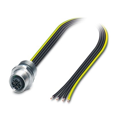 SACC-E-M12FSS-4CON-M16/2,5 PEX - Connettore a innesto per apparecchiatura a parete frontale