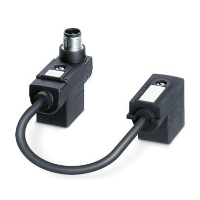 SAC-MS/0,1-116/2XBI-1L-Z SCO - Adattatore per connettore doppio di valvola