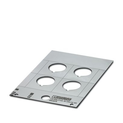 US-EMLP-HA 30 (45X10) SR - Targhetta in plastica