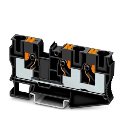 PT 10-TWIN BK - Morsetto passante