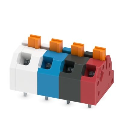 SPTAF 1/4-5,0-EL MC WH-RD - Morsetto per circuito stampato