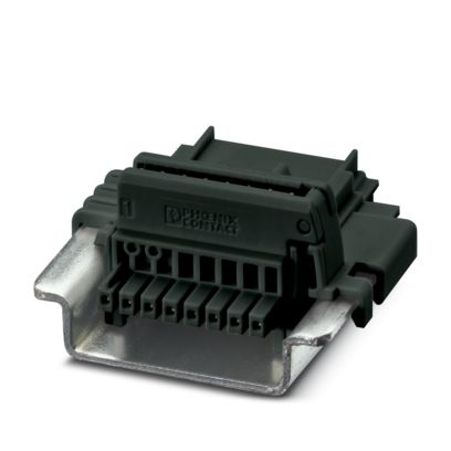 TBUS8-25,0-PPPPPPPP-9005 - Connettore bus per guida di fissaggio