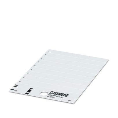 US-EMP (17X15) SR CUS - Targhette di identificazione a innesto