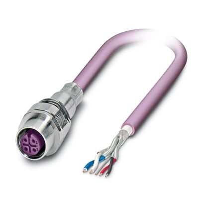 SACCEC-M12FS-5CON-M16/10,0-920 - Connettore a innesto per apparecchiatura a parete frontale