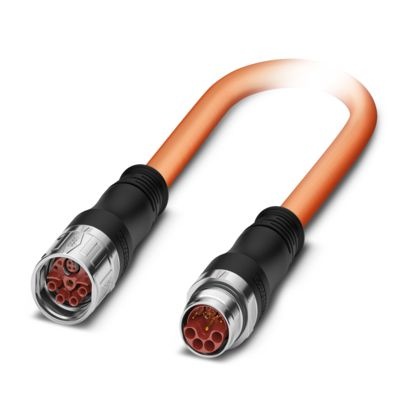 K-8E-M23M9/2,0-H00/M23F8-C5-S - Connettore a innesto in plastica stampata su entrambi i lati