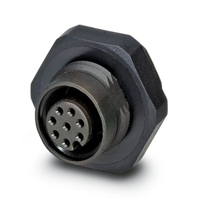 SACC-DSI-M12FS-8CON-L180P - Connettore a innesto per apparecchiatura parete posteriore