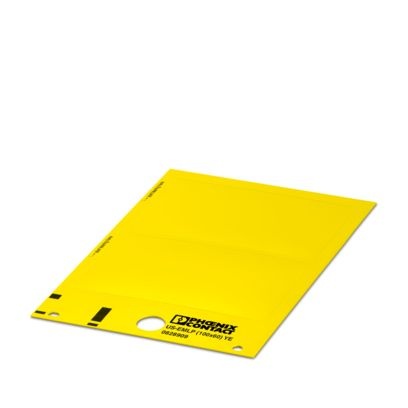 US-EMLP (100X60) YE - Targhetta in plastica