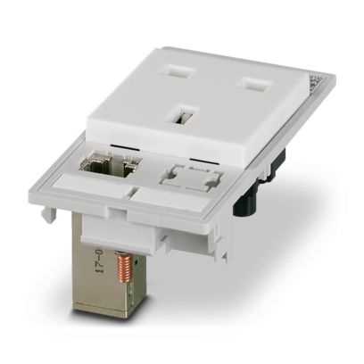 VS-FP-SD-GB-RJ456A-BUBU - Placca frontale dati