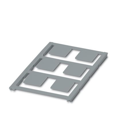 UC-EMLP (22X22) SR - Targhetta in plastica