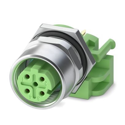 SACC-DSIV-M12FSD-4P-L180 STSH - Connettore a innesto per pannello posteriore apparecchiatura