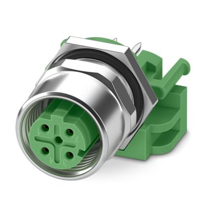 SACC-DSIV-M12FSD-4CON-L180 ST X - Connettore a innesto per apparecchiatura parete posteriore