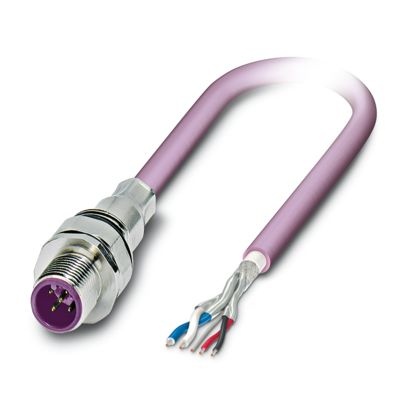 SACCEC-M12MS-5CON-M16/ 1,0-920 - Connettore a innesto per apparecchiatura parete frontale