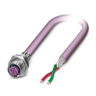 SACCBP-FSB-2CON-PG9/2,0-910SCOX - Connettore a innesto per apparecchiatura a parete posteriore