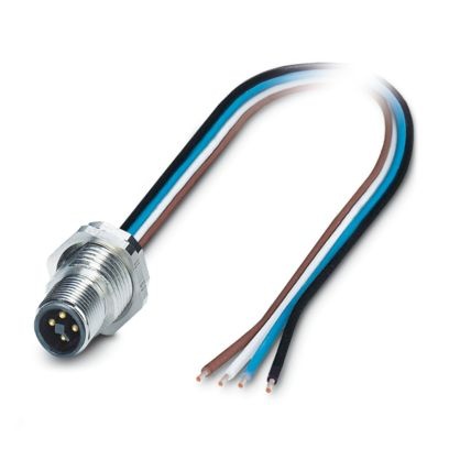 SACC-DSI-M12MST-4CON-M16/0,5X - Connettore a innesto per apparecchiatura parete posteriore