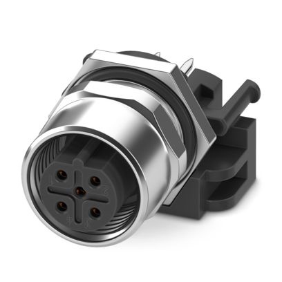 SACC-DSIV-M12FSB-5CON-L180 ST X - Connettore a innesto per apparecchiatura parete posteriore