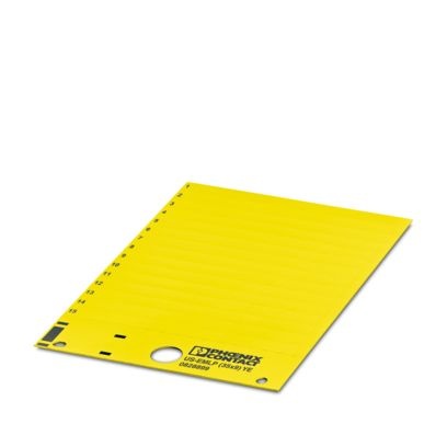 US-EMLP (35X9) YE - Targhetta in plastica