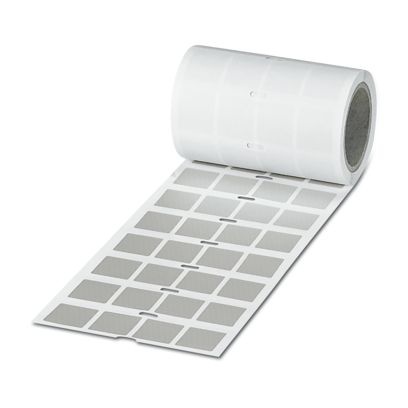 EMLS (20X20)R SR - Etichetta di sicurezza con adesivo speciale