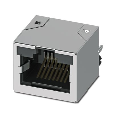 CUC-SP-J1ST-S/R4LT-THR - Connettori modulari RJ45 per circuito stampato