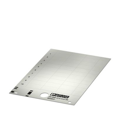 US-EMP (27X12,5) SR CUS - Targhette di identificazione ad incastro