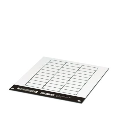 LS-EMLP (45X15) WH - Identificatore di apparecchiature