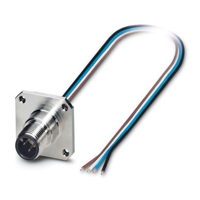 SACC-E-M12MS-4CON-SQ26/ 0,5 - Connettore tipo flush