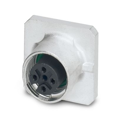 SACC-SQ-M12FS-4CON-20-L180 - Connettore a innesto per apparecchiatura a parete frontale