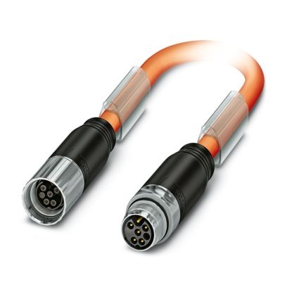 K-5E-M17 M9/010-C00/M17 F8 - Connettore a innesto in plastica stampata su entrambi i lati