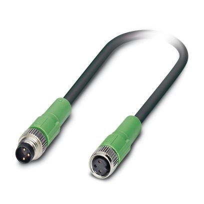 SAC-3P-M 8MS/0,6-PVC/M 8FS B-L - Cavo per sensore/attuatore